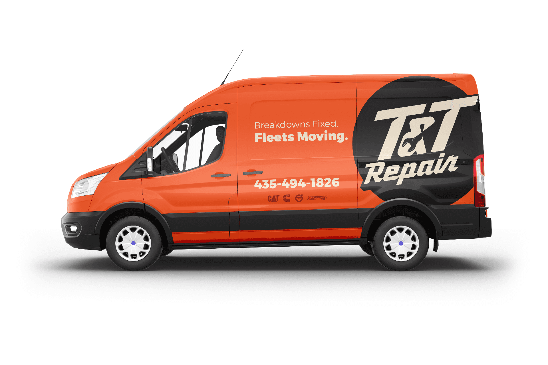 T&T Repair branded wrap — chosen